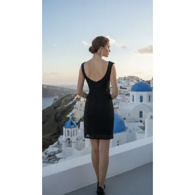 Leonardo Güpür Tül Detay Elbise Tasarım S 2026