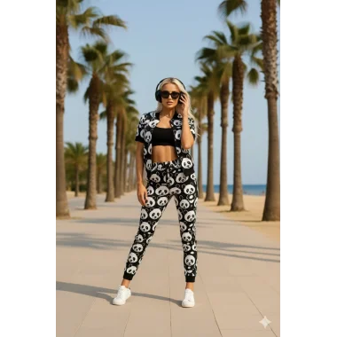 Pamela Panda Desen Eşofman Takım