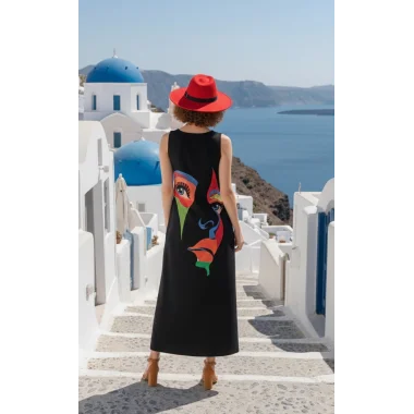 Stefanel Kesik yaka Maxi Elbise S 2026