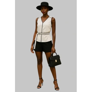 Vanessa Lercivert biyeli kuşaklı Tasarım İkili Takım W 2026