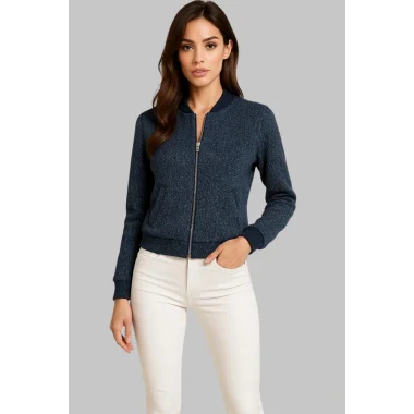 Williams Bomber Triko Cepli Fermuarlı Ceket Trend