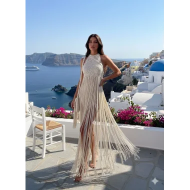 Lidya Makrome Elbise Çanta Takım Tasarım S 2026