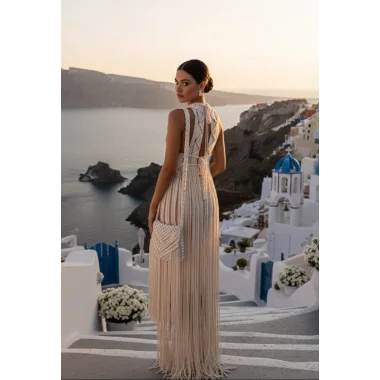 Lidya Makrome Elbise Çanta Takım Tasarım S 2026