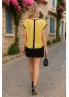 Eros Transfer Baskı İthal Krep Bluz