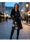 Barbara Trençkot Örme Tasarım Kaban