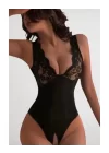 Dantelli Özel Özel Bölgesi Açık Body