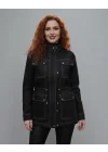 Ducker Dikiş Detay Gabardin ceket WR Tasarım