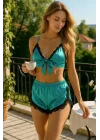 Jolie Bralet İkili Gecelik Takım Tasarım