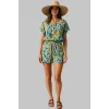 Paris Keten Renkli Şortlu Takım Tasarım