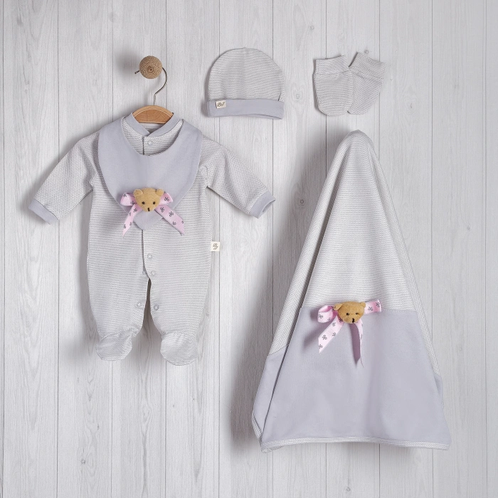 AYICIK AKSESUARLI 5 PARÇA PREMATÜRE HASTANE ÇIKIŞI SET