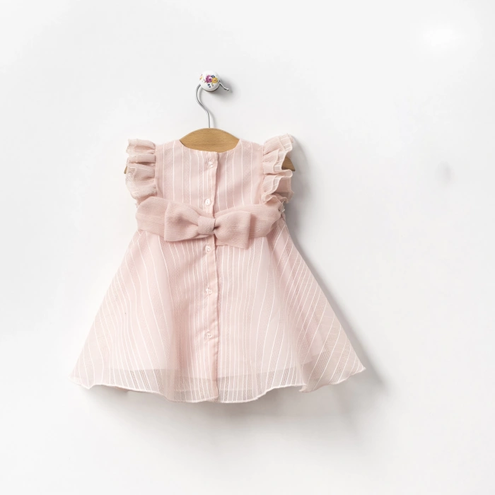 YAZLIK ÖZEL GÜNLER İÇİN TAŞLI KEMERLİ ABİYE ÇİÇEK AKSESUARLI KIZ ELBİZE