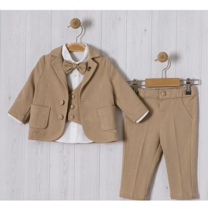 Bayramlık papyonlu erkek takım