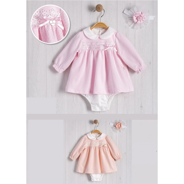 NOPELİ BANDANALI BEBE KIZ JİLE BADİ