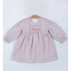 ROBASI SIRA ÇİÇEKLİ BEBE KIZ ELBİSE
