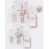 ÇİÇEK AKSESUARLI DANTELLİ KUTUSUZ HASTANE ÇIKIŞI BEBE 10 LU SET