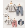 ÇİÇEK BASKILI BEBE 2Lİ KIZ TAKIM