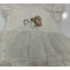 YAZLIK KATKAT ETEKLİ TÜLLÜ BEBE KIZ ÇITÇITLI BADİ