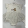 YAZLIK KATKAT ETEKLİ TÜLLÜ BEBE KIZ ÇITÇITLI BADİ