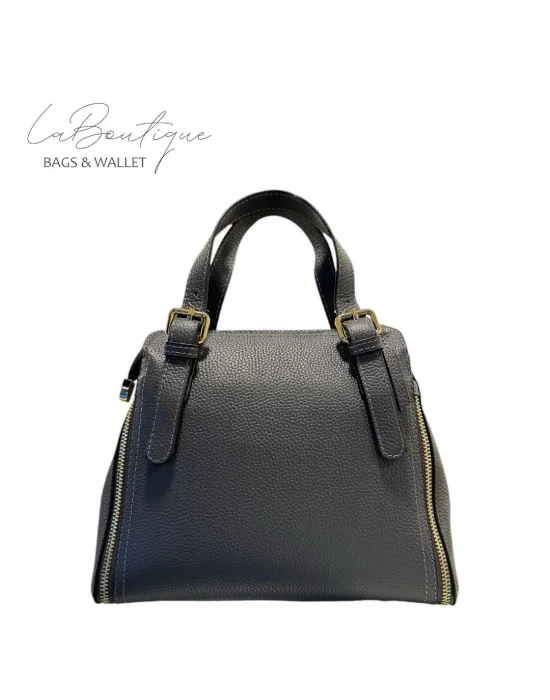 %100 DERİ LB ÇANTA D-2002-ANTRASİT