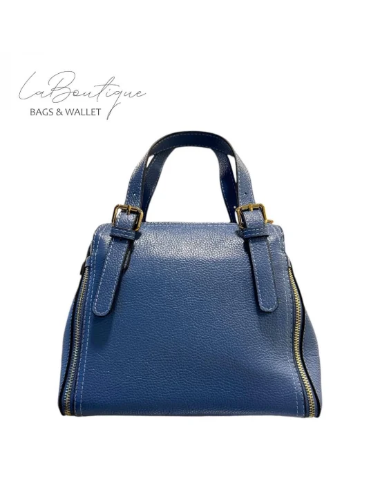 %100 DERİ LB ÇANTA D-2002-INDIGO