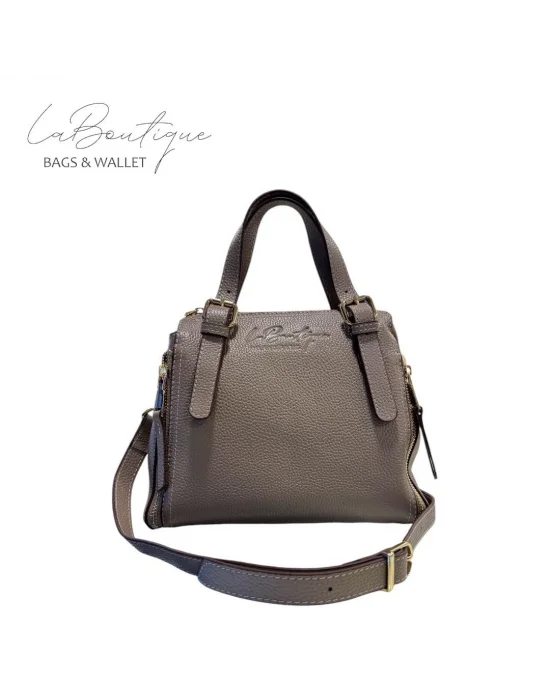 %100 DERİ LB ÇANTA D-2002-VİZON