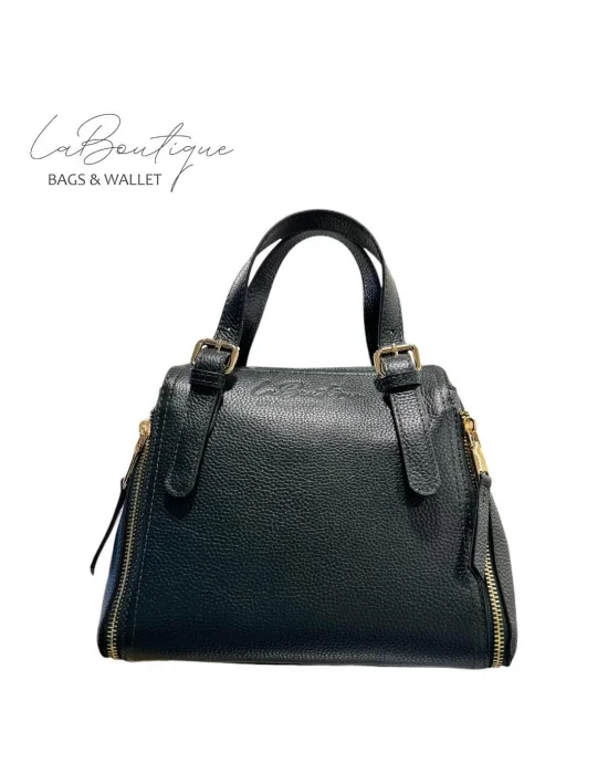 %100 DERİ LB ÇANTA D-2002-ZÜMRÜT