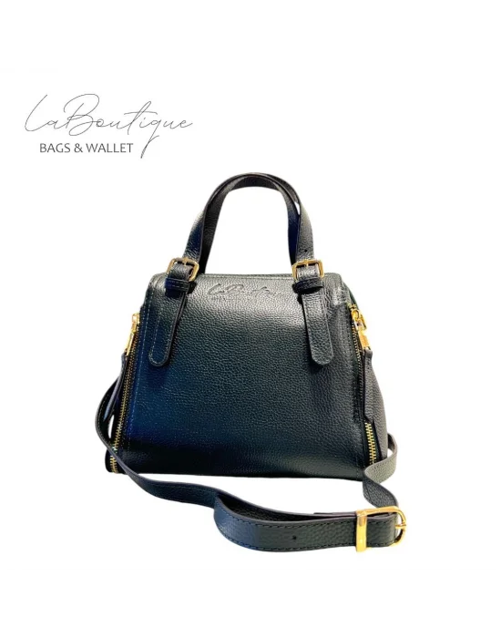 %100 DERİ LB ÇANTA D-2002-ZÜMRÜT