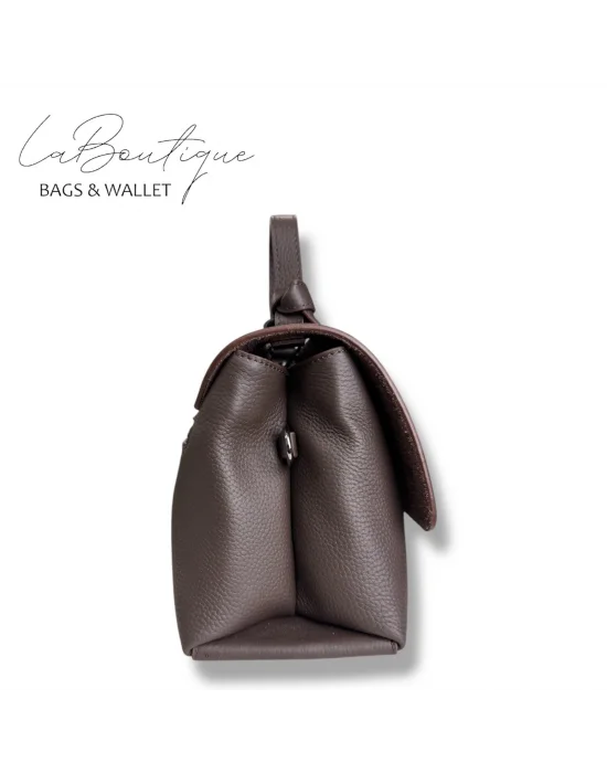 %100 DERİ LB ÇANTA D-2200 KAHVE