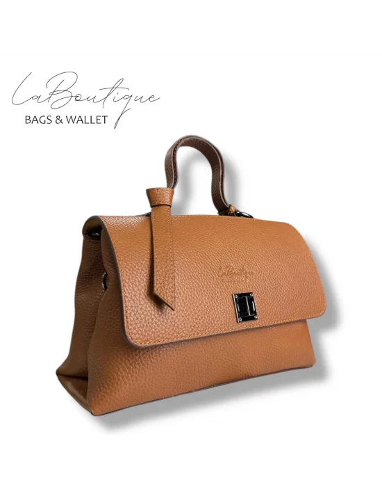 %100 DERİ LB ÇANTA D-2200 TABA