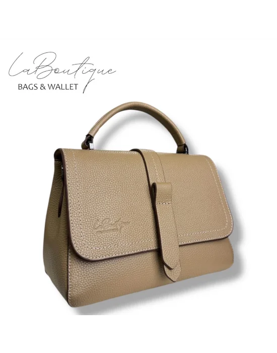 %100 DERİ LB ÇANTA D-2300 BİSKÜVİ