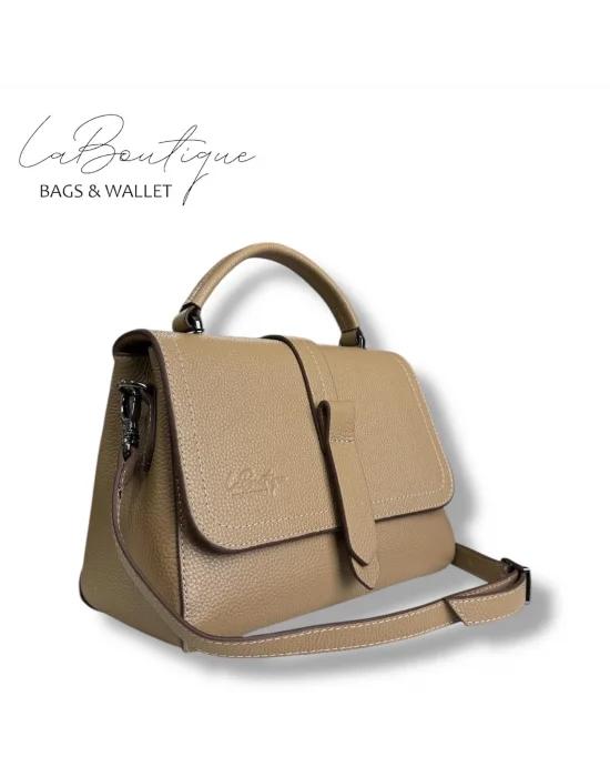 %100 DERİ LB ÇANTA D-2300 BİSKÜVİ