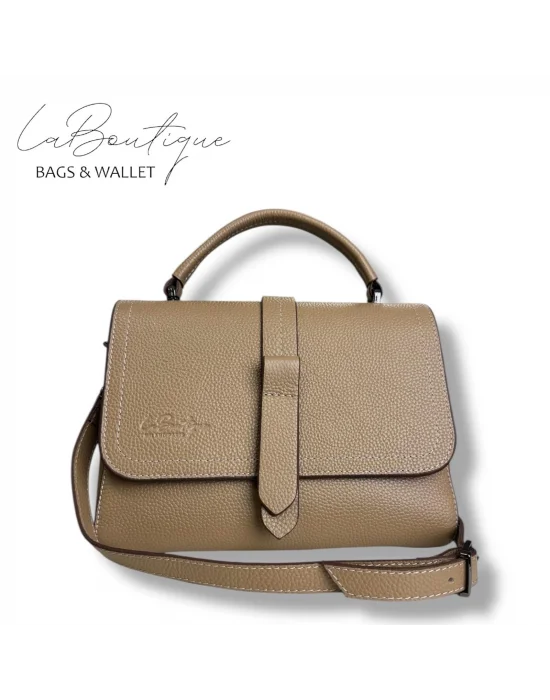 %100 DERİ LB ÇANTA D-2300 BİSKÜVİ