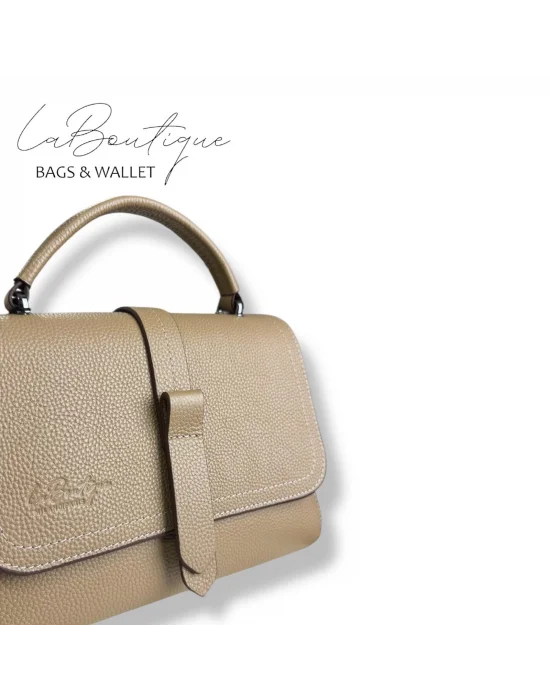 %100 DERİ LB ÇANTA D-2300 BİSKÜVİ