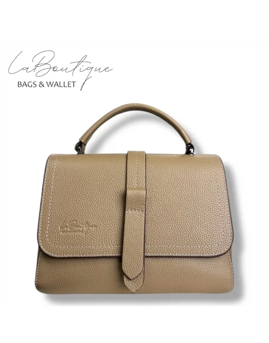 %100 DERİ LB ÇANTA D-2300 BİSKÜVİ