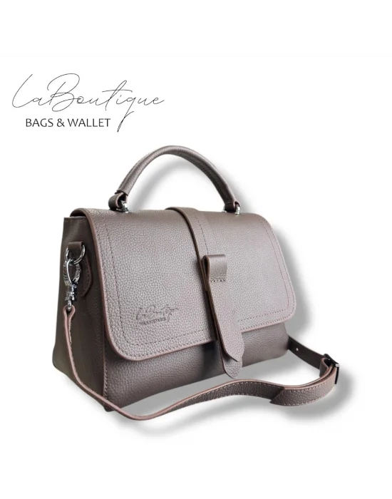 %100 DERİ LB ÇANTA D-2300 KAHVE