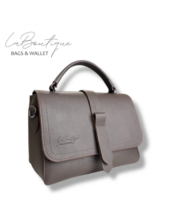%100 DERİ LB ÇANTA D-2300 KAHVE