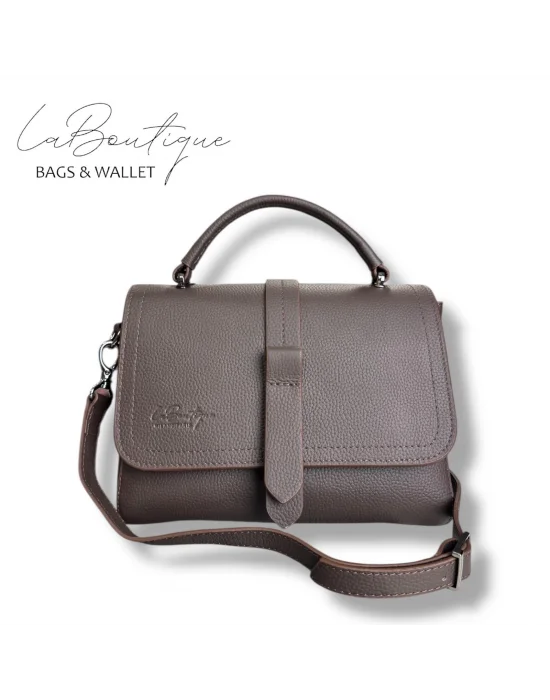%100 DERİ LB ÇANTA D-2300 KAHVE