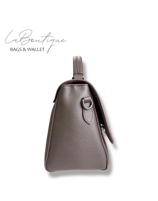 %100 DERİ LB ÇANTA D-2300 KAHVE