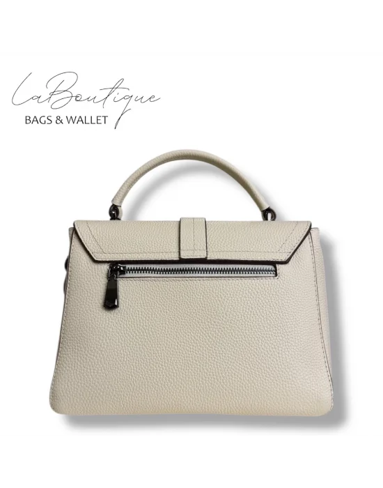 %100 DERİ LB ÇANTA D-2300 KREM