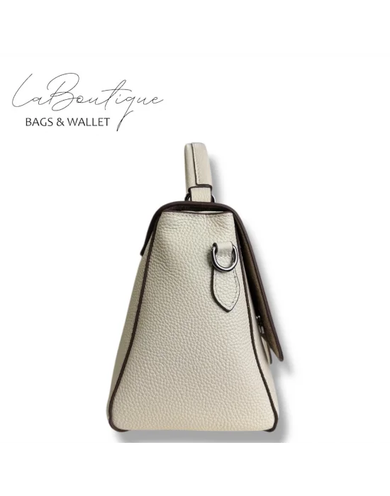 %100 DERİ LB ÇANTA D-2300 KREM