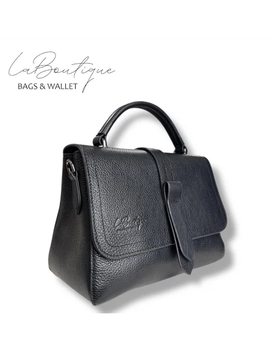 %100 DERİ LB ÇANTA D-2300 SİYAH