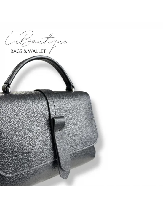 %100 DERİ LB ÇANTA D-2300 SİYAH