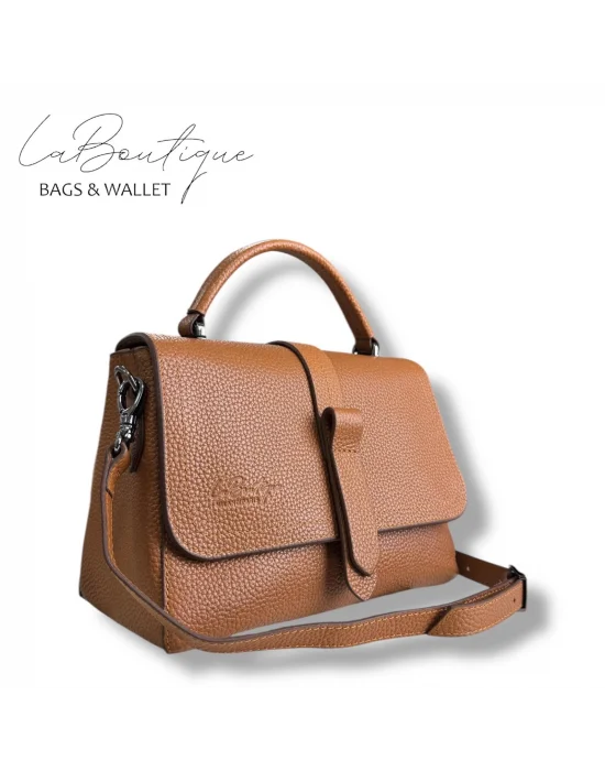 %100 DERİ LB ÇANTA D-2300 TABA