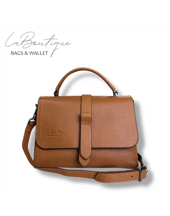 %100 DERİ LB ÇANTA D-2300 TABA