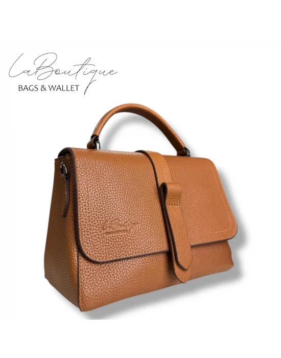 %100 DERİ LB ÇANTA D-2300 TABA