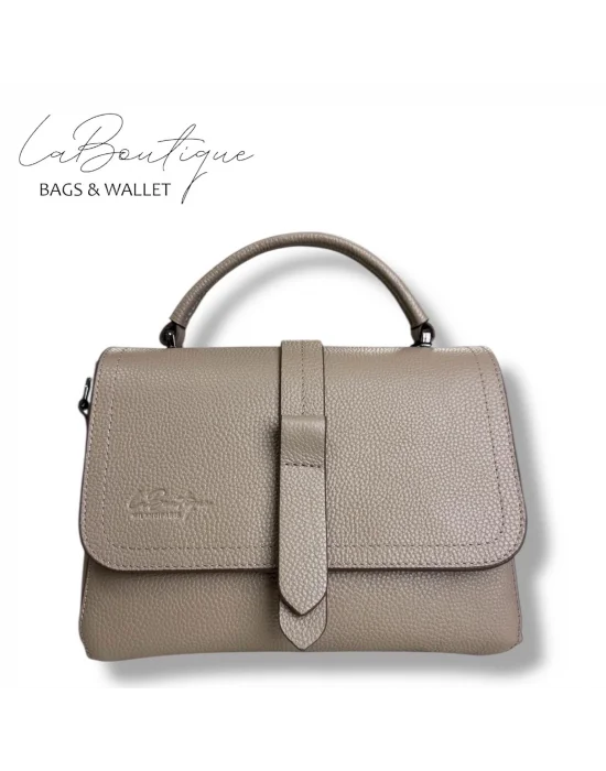 %100 DERİ LB ÇANTA D-2300 VİZON