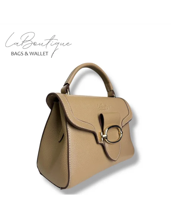 %100 DERİ LB ÇANTA D-2400 BİSKÜVİ