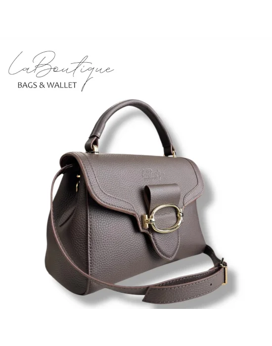 %100 DERİ LB ÇANTA D-2400 KAHVE