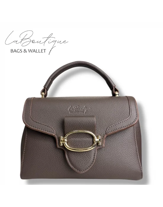%100 DERİ LB ÇANTA D-2400 KAHVE