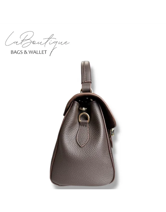 %100 DERİ LB ÇANTA D-2400 KAHVE